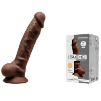 Silexd 7" Model 1 Realistic Silicone Dildo - Brown Silexd 7" Model 1 Realistic Silicone Dildo - Brown